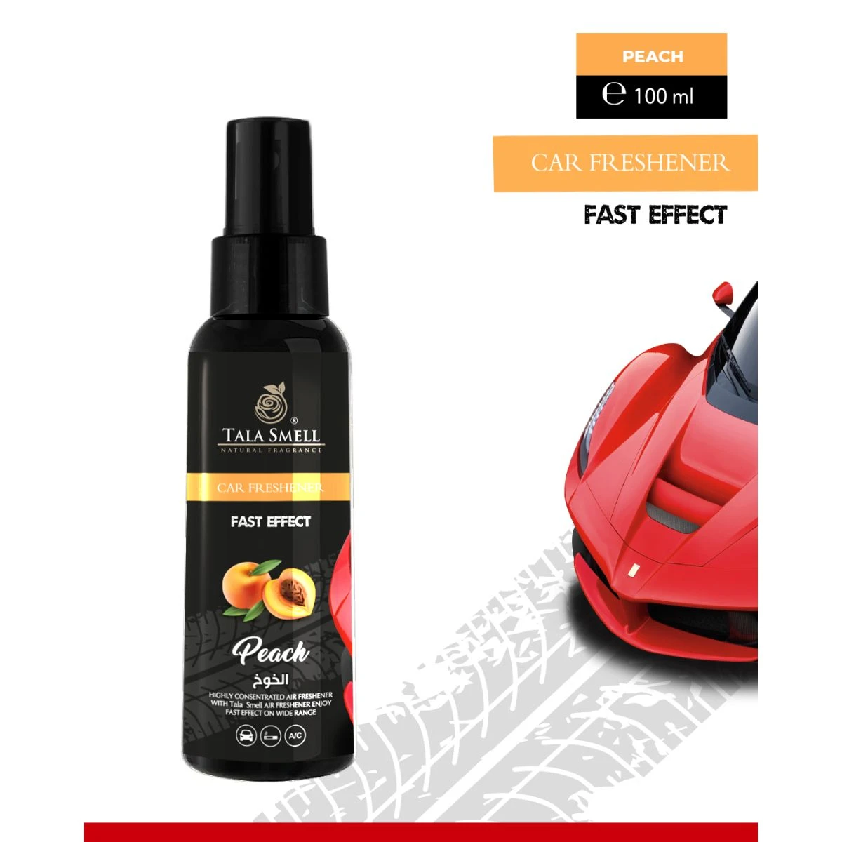 Tala Smell Car Air Freshener Peach 100 ml